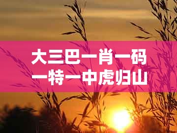 大三巴一肖一码一特一中虎归山，46-18-26-14-23-37 t:48，跟新澳门期期精准预测-抵制虚假渲染术,贴切释义、专家解析解释与落实​